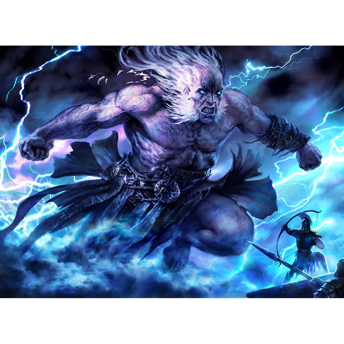 Thryx, the Sudden Storm Print - Print - Original Magic Art - Accessories for Magic the Gathering and other card games