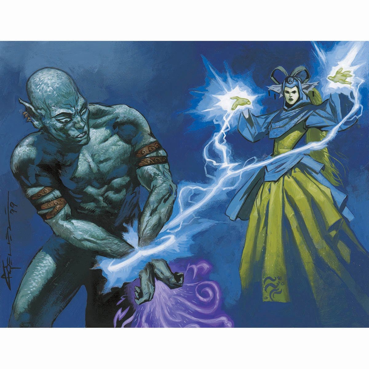 Thwart Print - Print - Original Magic Art - Accessories for Magic the Gathering and other card games