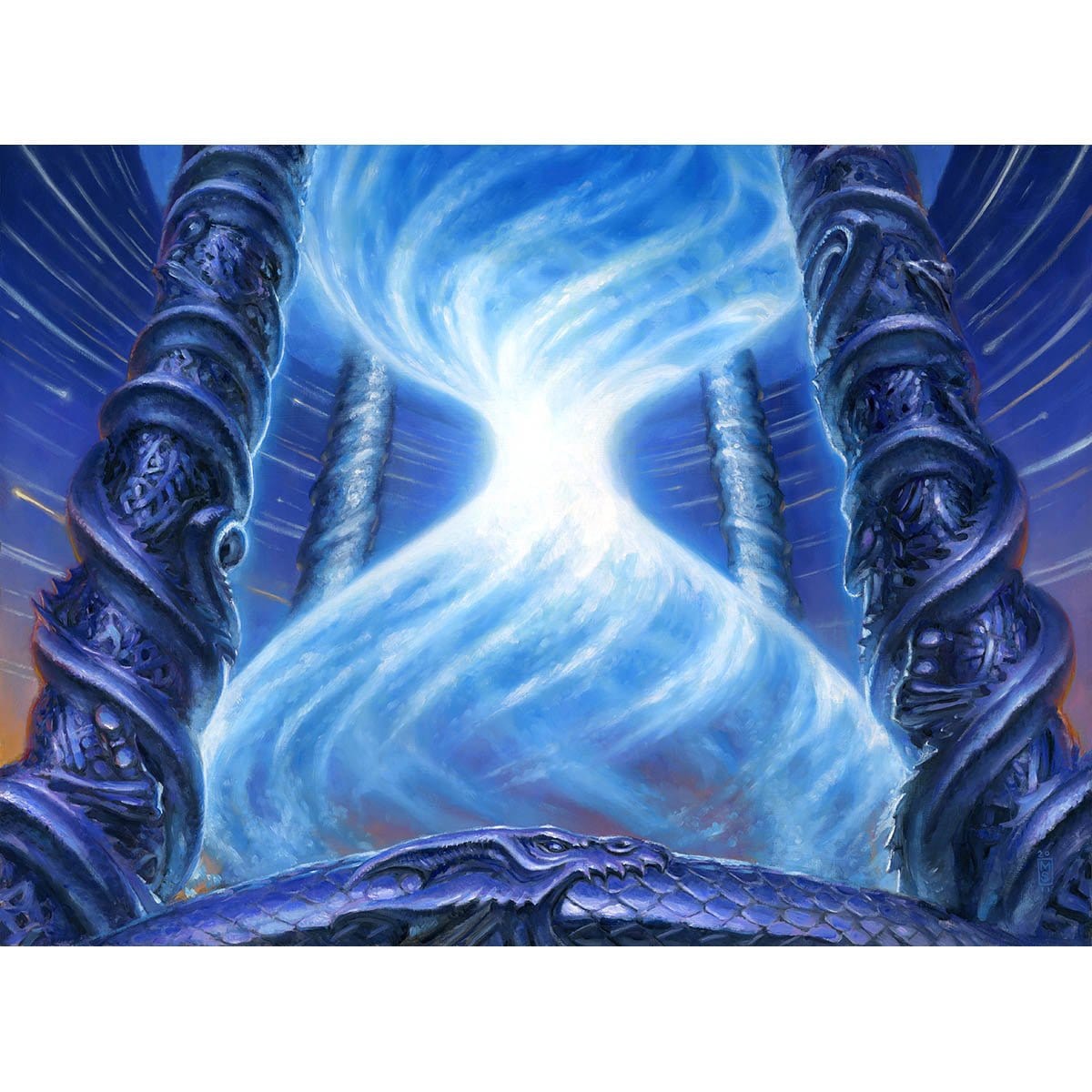 Timetwister Print - Print - Original Magic Art - Accessories for Magic the Gathering and other card games