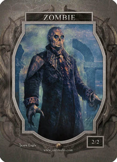 Zombie Token (2/2) by Jason A. Engle - Original Magic Art