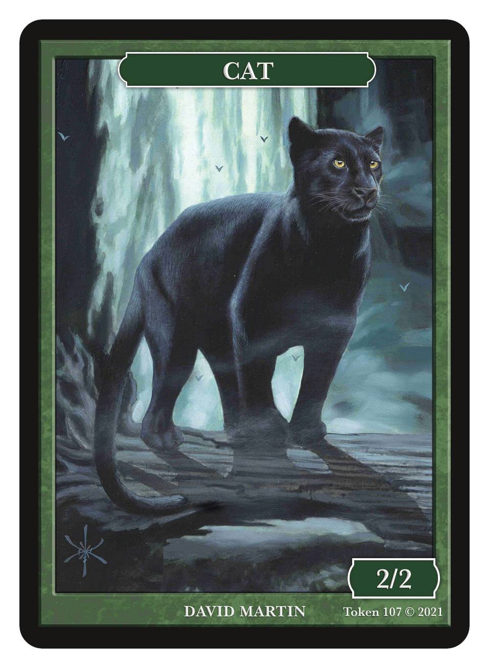 Givememana Cat Token 2/2 By David Martin MTG Magic The Gathering Ungraded Givememana Cat Token 2/2 By David Martin MTG Magic The Gathering Ungraded