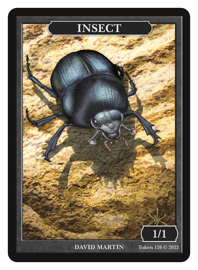 Insect Token (1/1) by David Martin - Original Magic Art