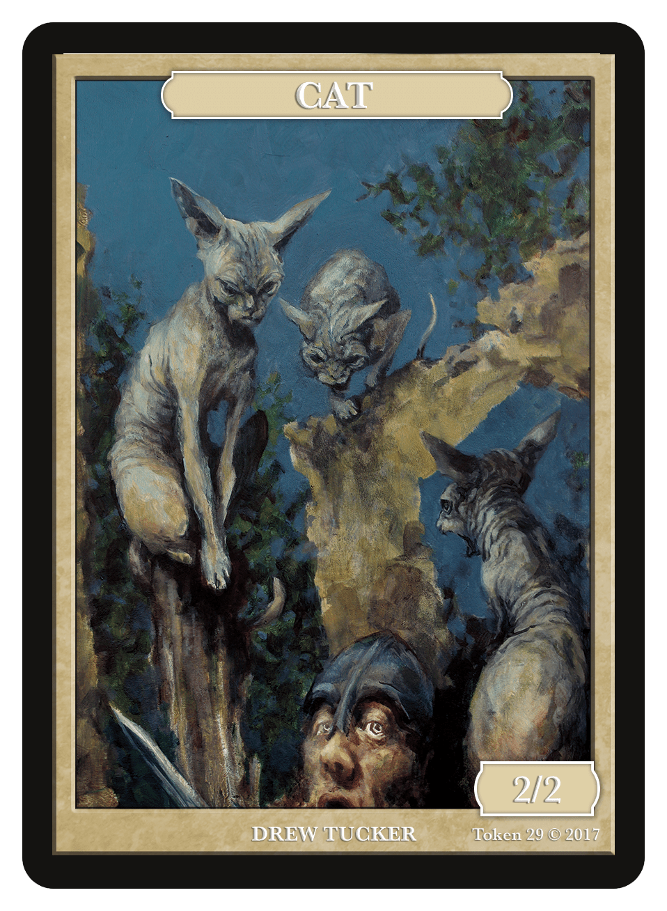 drew tucker mtg cards Bear Token (2/2) by Magic Artist Tokens Tagged "Drew
