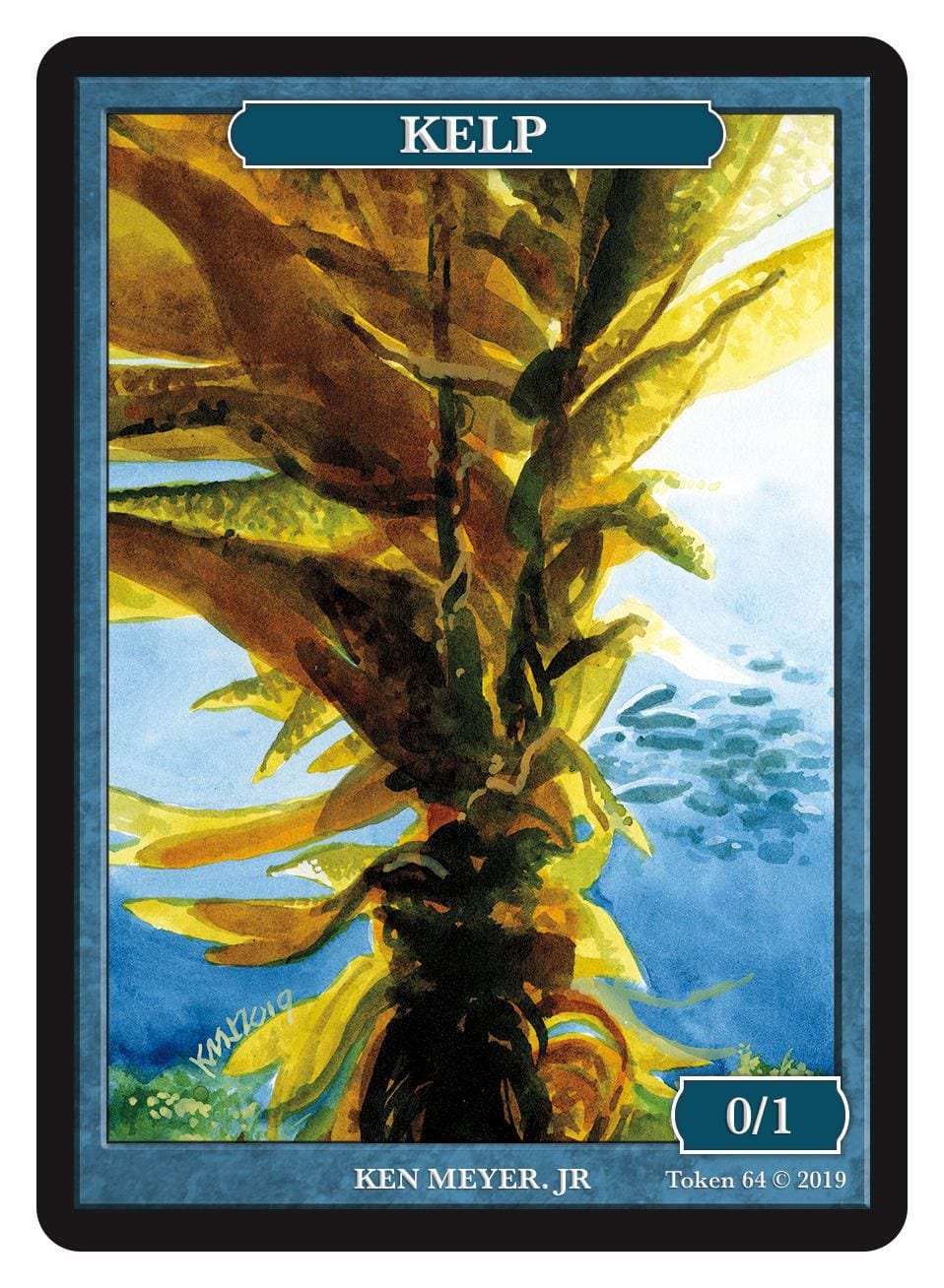 ken mtg card Kelp Token (0/1) by Ken Meyer Jr