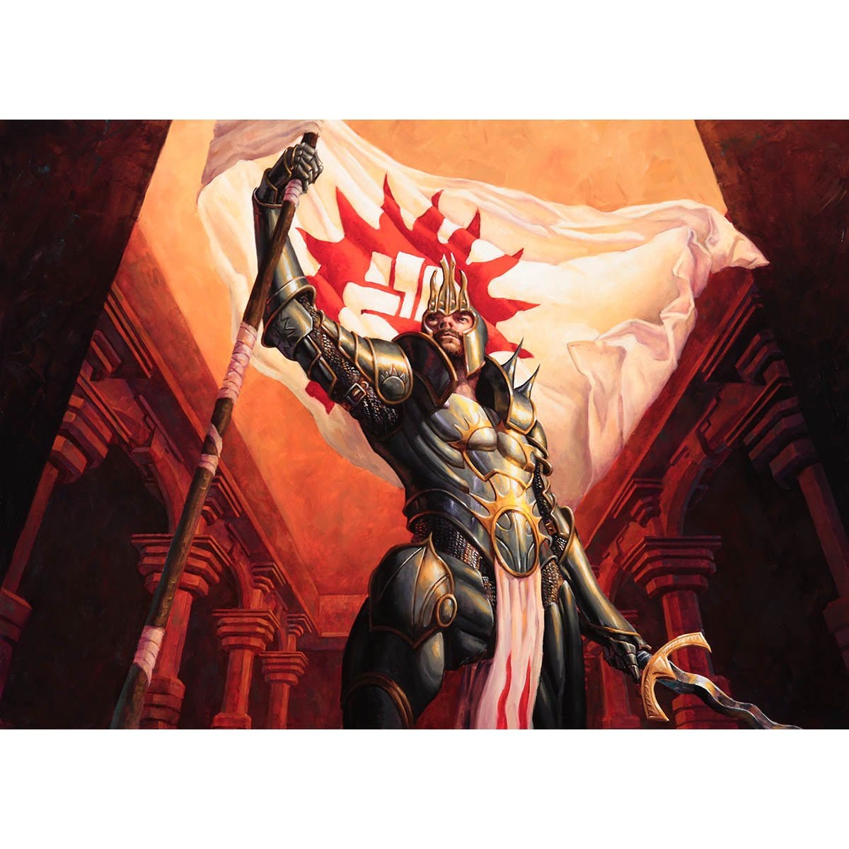 Truefire Paladin Print - Print - Original Magic Art - Accessories for Magic the Gathering and other card games