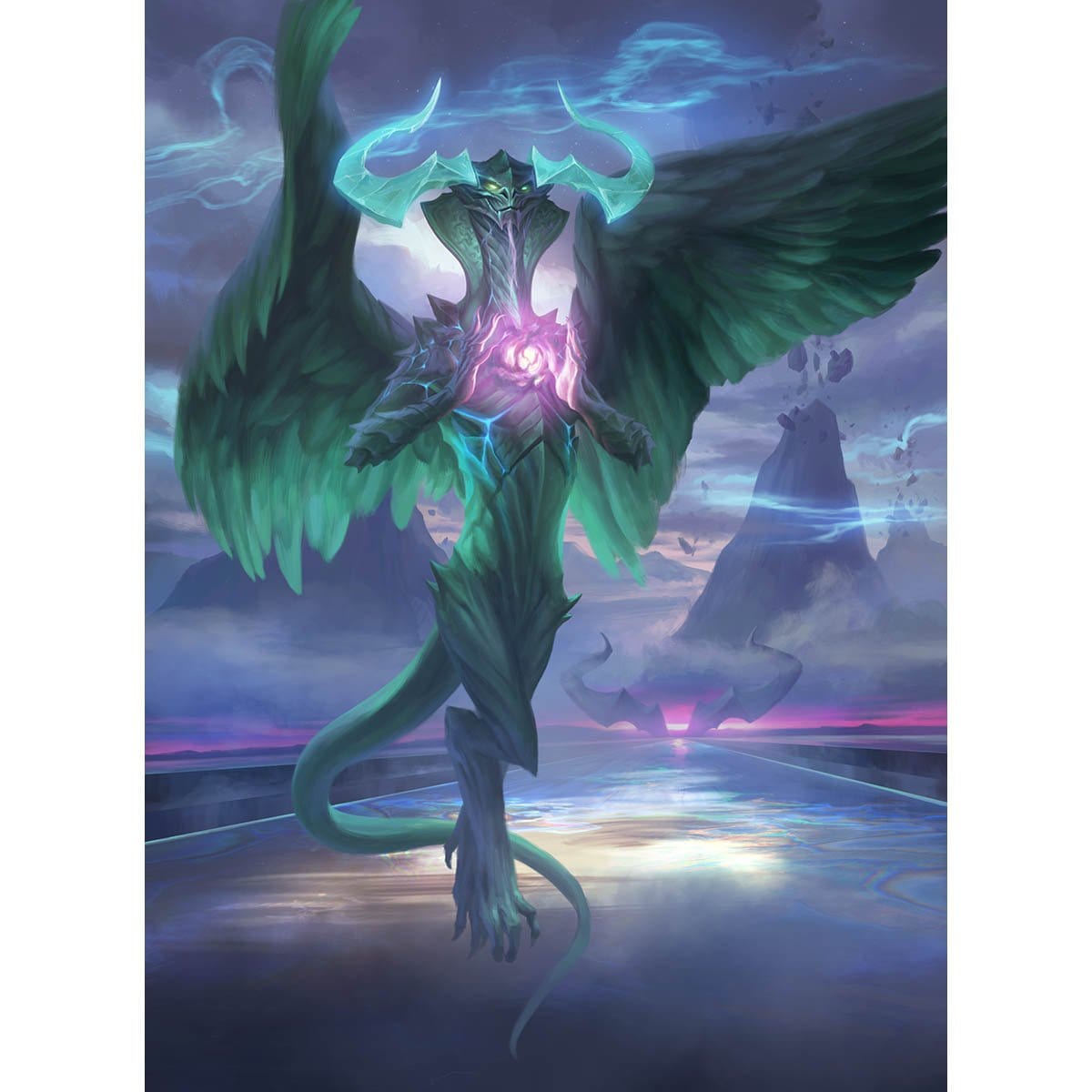 Ugin, the Ineffable Print - Print - Original Magic Art - Accessories for Magic the Gathering and other card games