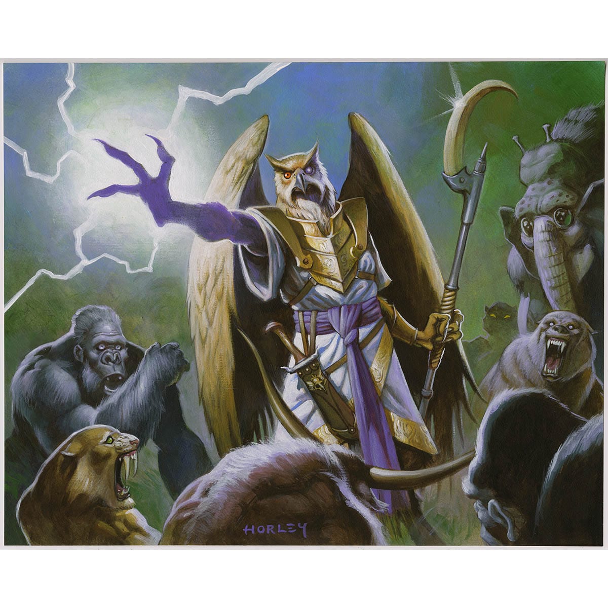 Unquestioned Authority Print - Print - Original Magic Art - Accessories for Magic the Gathering and other card games