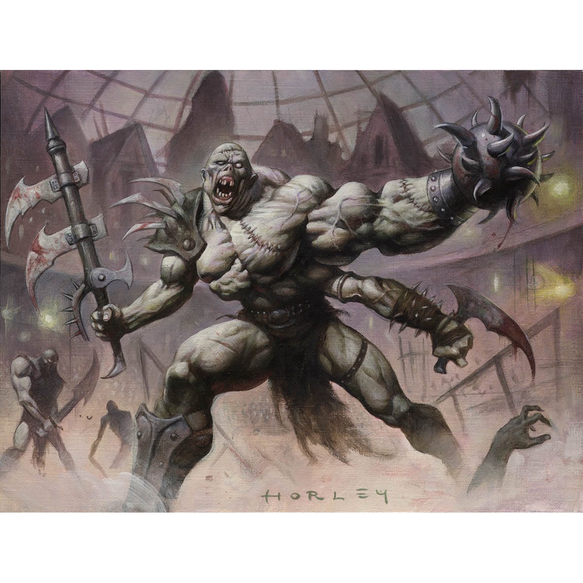 Vengeful Dead Print - Print - Original Magic Art - Accessories for Magic the Gathering and other card games