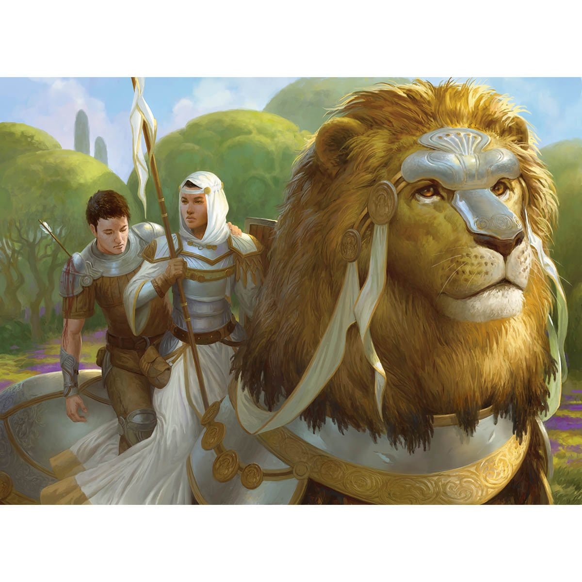 Valiant Knight Print - Original Magic Art Valiant Knight Print - Original Magic Art