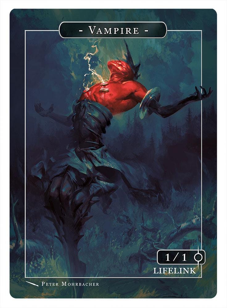 Vampire Token (1/1 - Lifelink) by Peter Mohrbacher