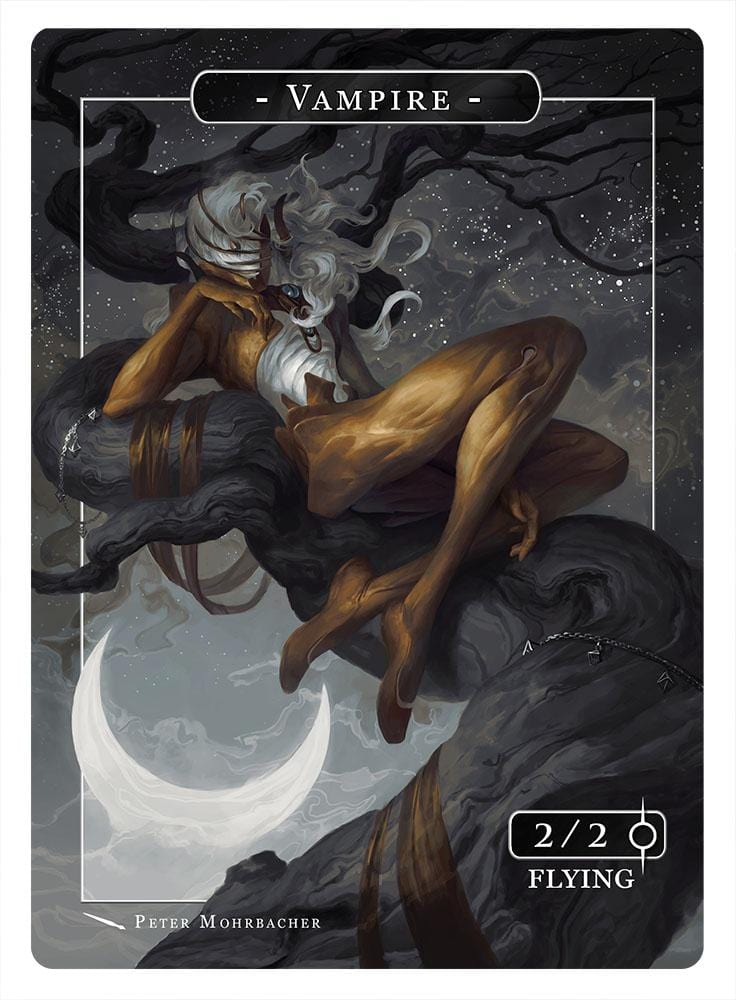 Vampire Token (2/2 - Flying) by Peter Mohrbacher