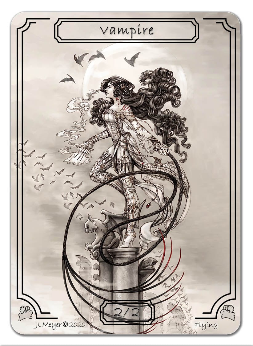 Vampire Token (2/2 - Flying) by Jennifer L. Meyer