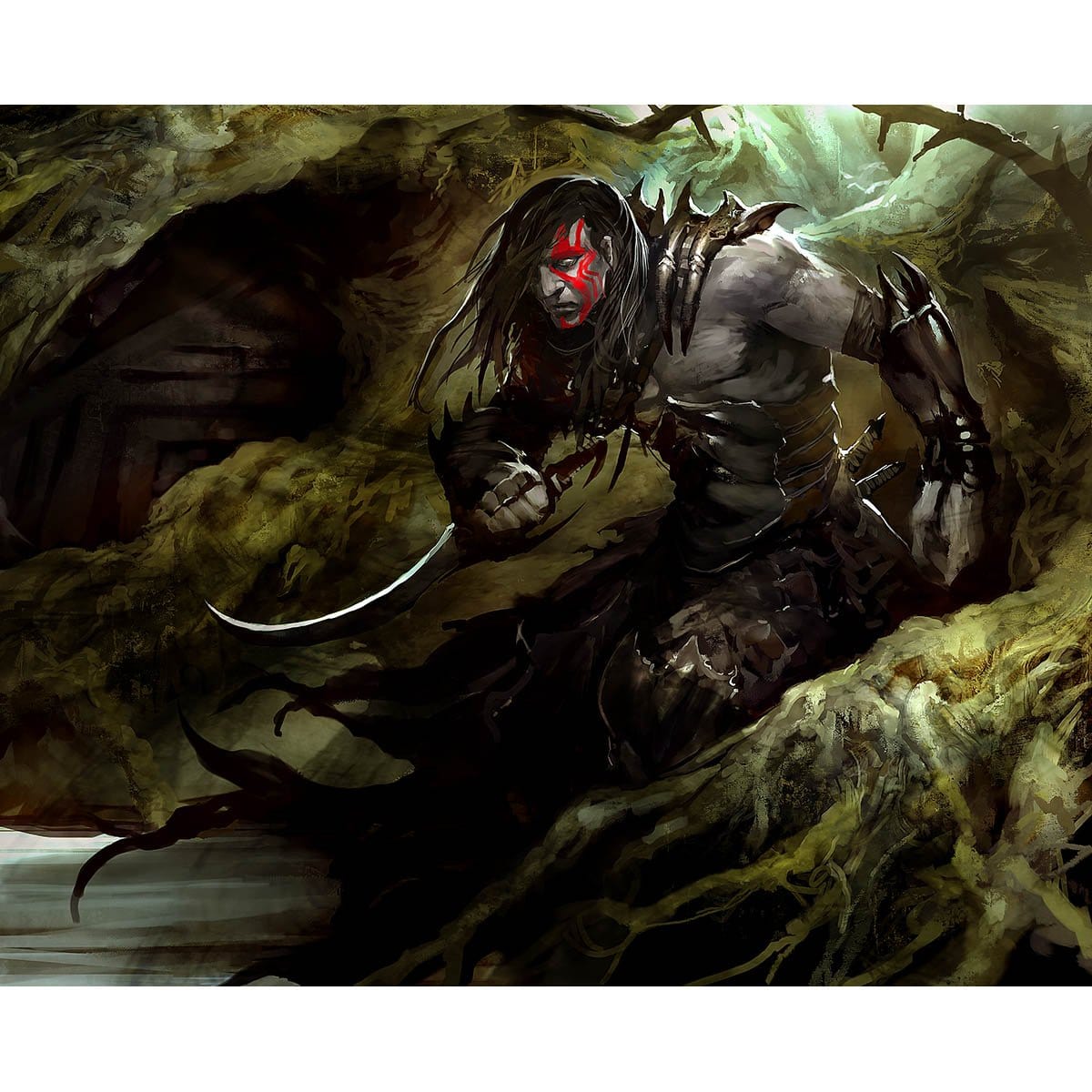 Vampire Token Print - Print - Original Magic Art - Accessories for Magic the Gathering and other card games