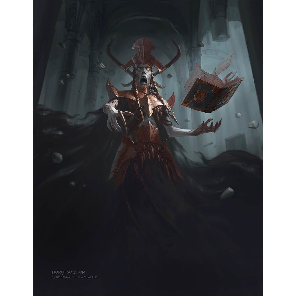 Vecna Token Print - Original Magic Art Vecna Token Print - Original Magic Art