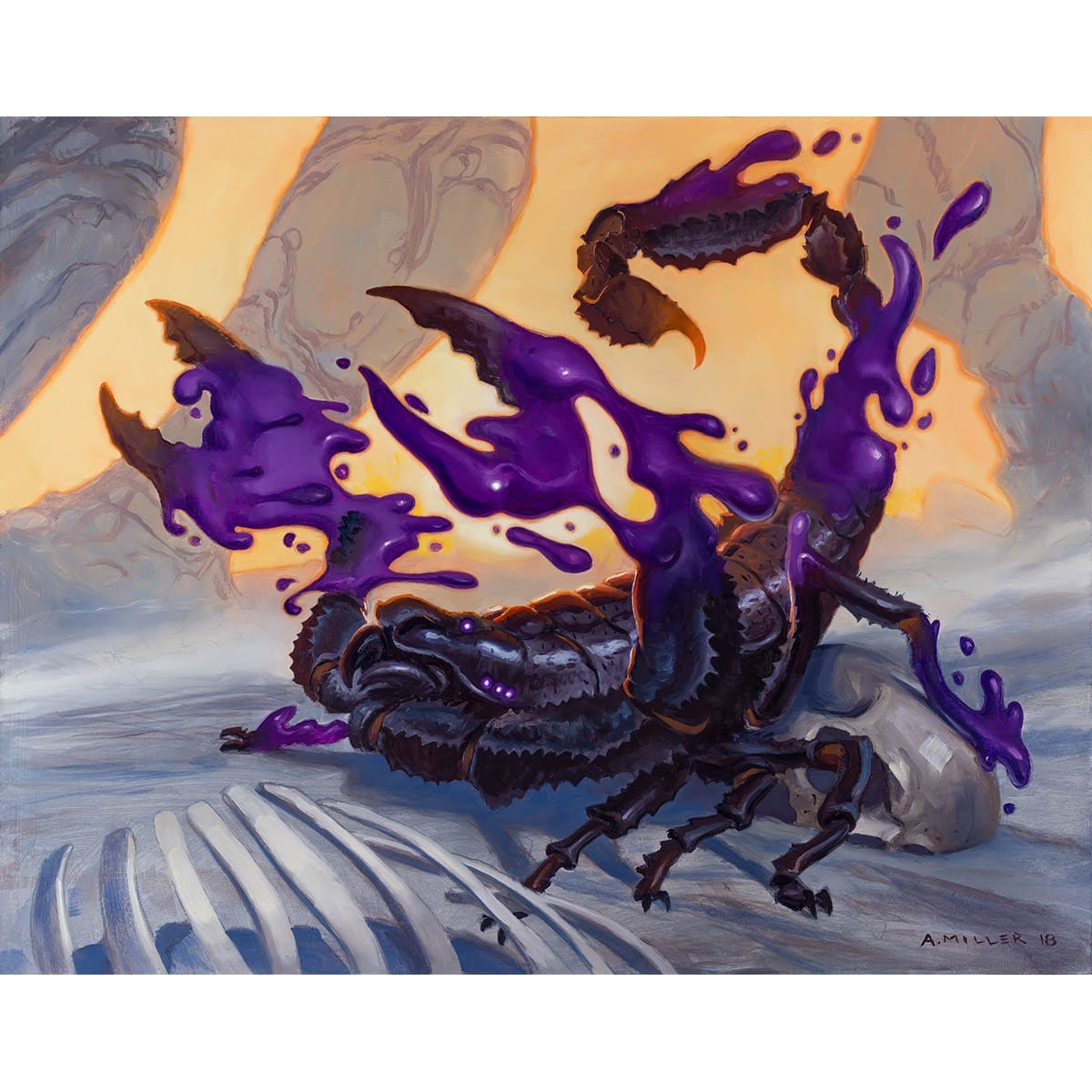 Venomous Changeling Print - Print - Original Magic Art - Accessories for Magic the Gathering and other card games