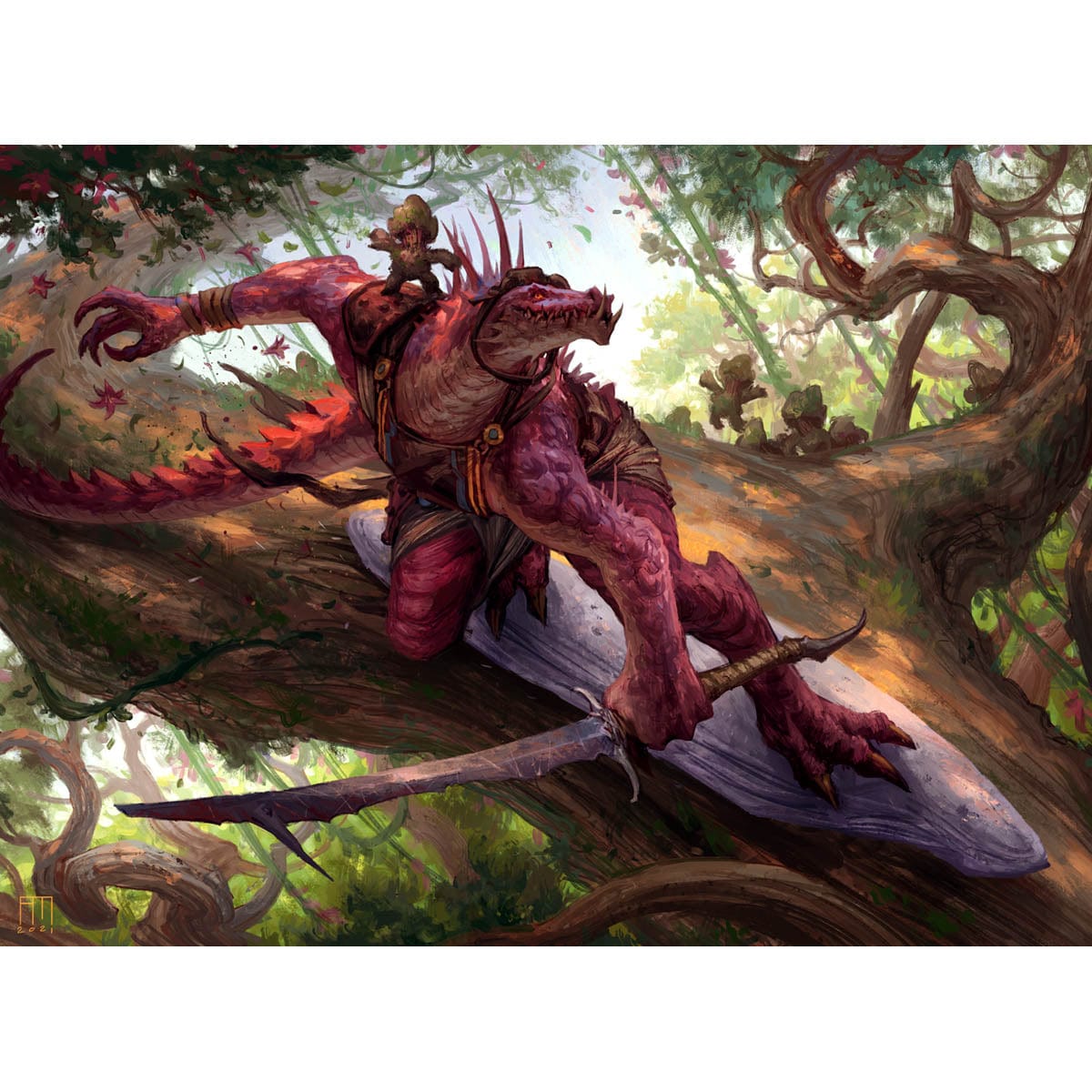 mtg viashino cards Cutthroat it deals 2 damage to target player or planeswalker. Viashino Branchrider Print - Original