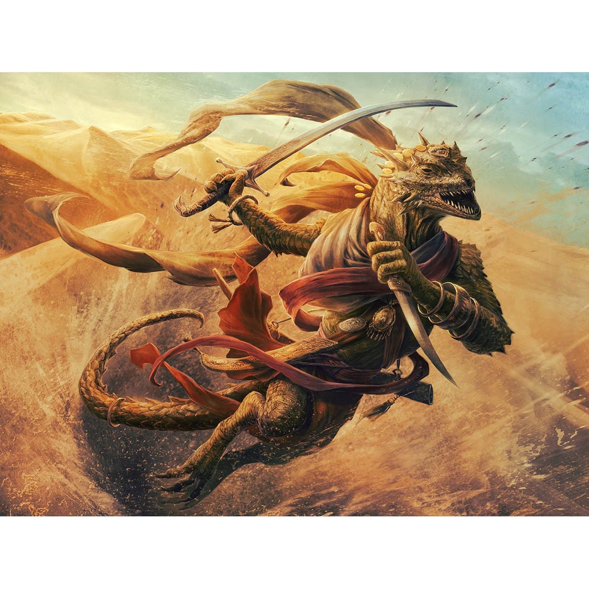 mtg viashino cards Viashino Sandsprinter Print