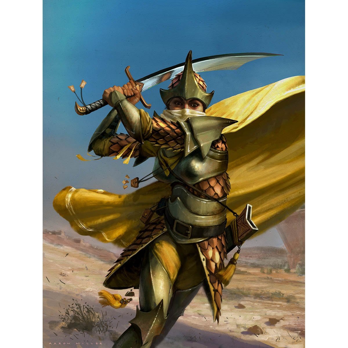 Warrior Token Print - Print - Original Magic Art - Accessories for Magic the Gathering and other card games