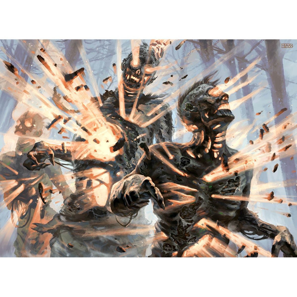 Wave of Reckoning Print - Print - Original Magic Art - Accessories for Magic the Gathering and other card games