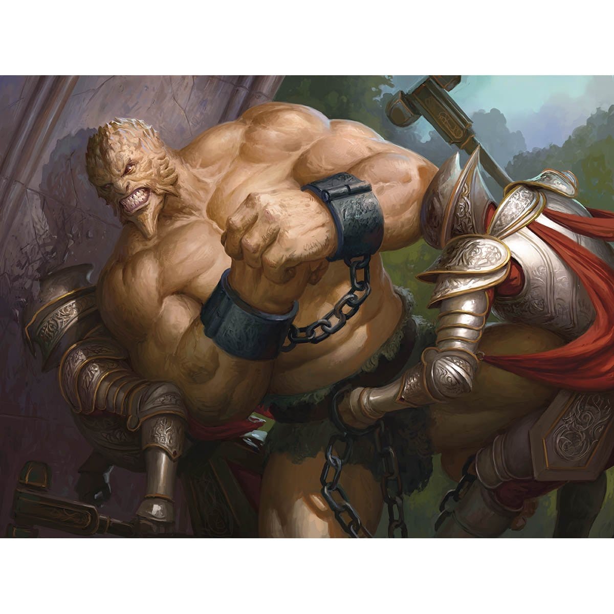 Weight Advantage Print - Print - Original Magic Art - Accessories for Magic the Gathering and other card games