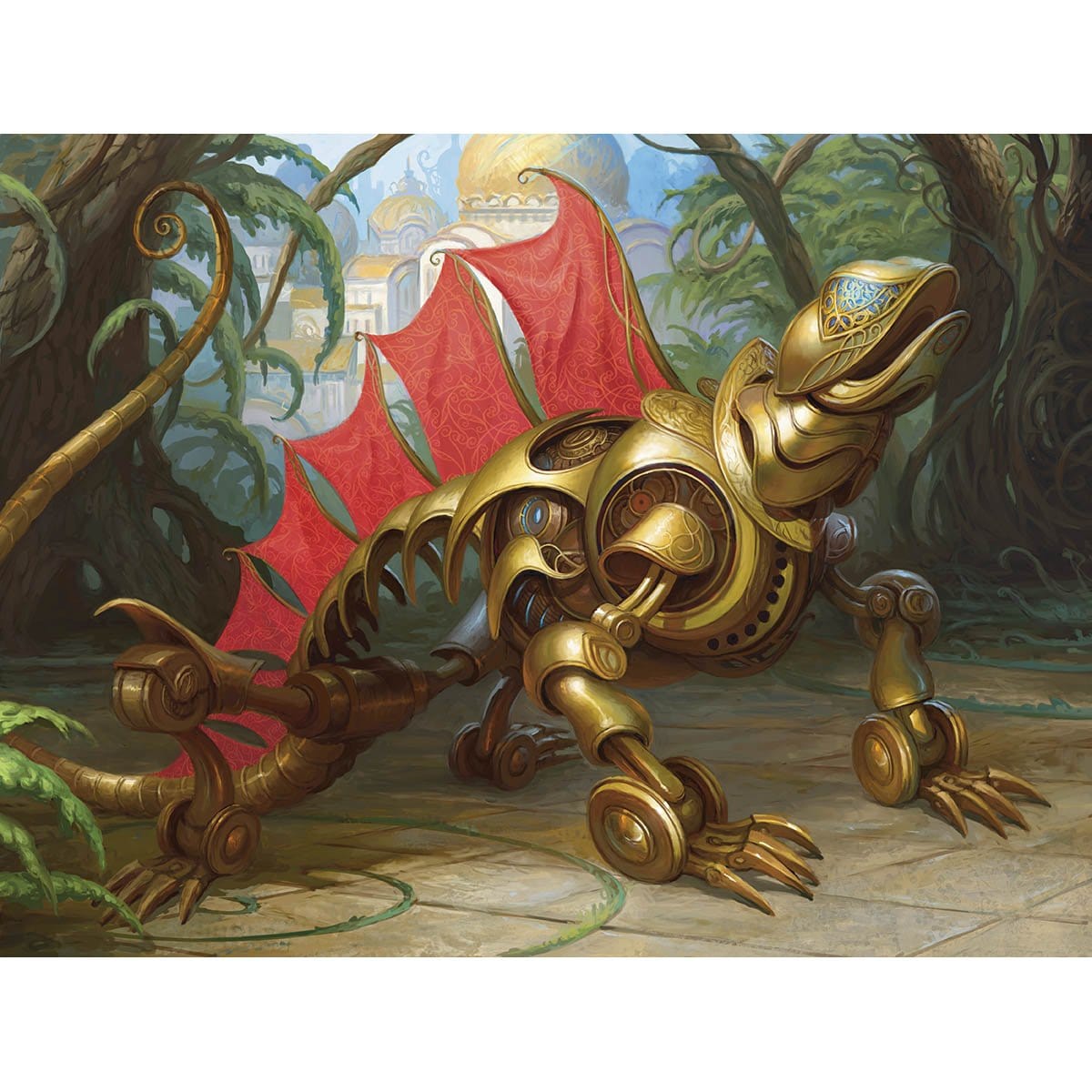 Weldfast Monitor Print - Print - Original Magic Art - Accessories for Magic the Gathering and other card games