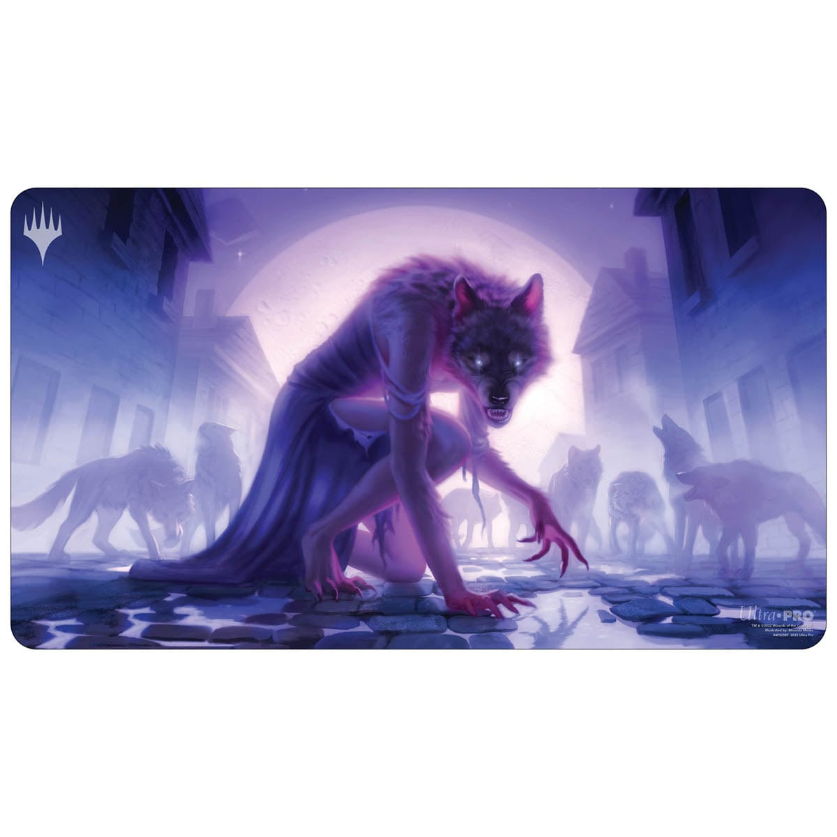 Werewolf Pack Leader Playmat (Extended Artwork) - Original Magic Art Werewolf Pack Leader Playmat (Extended Artwork) - Original Magic Art