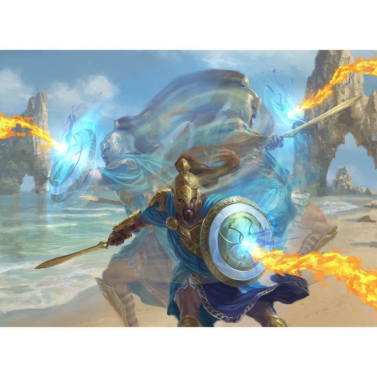 Whirlwind Denial Print - Print - Original Magic Art - Accessories for Magic the Gathering and other card games