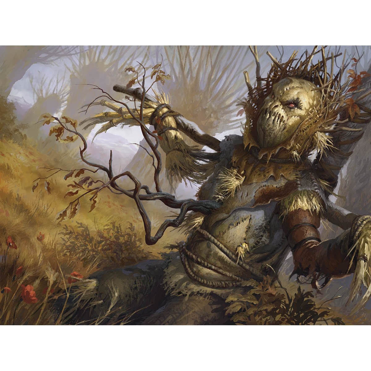 Wild-Field Scarecrow Print - Print - Original Magic Art - Accessories for Magic the Gathering and other card games