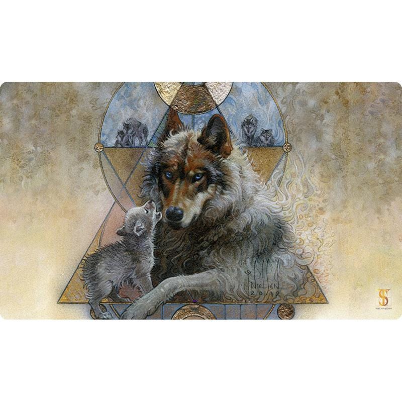 Wolf Playmat - Original Magic Art