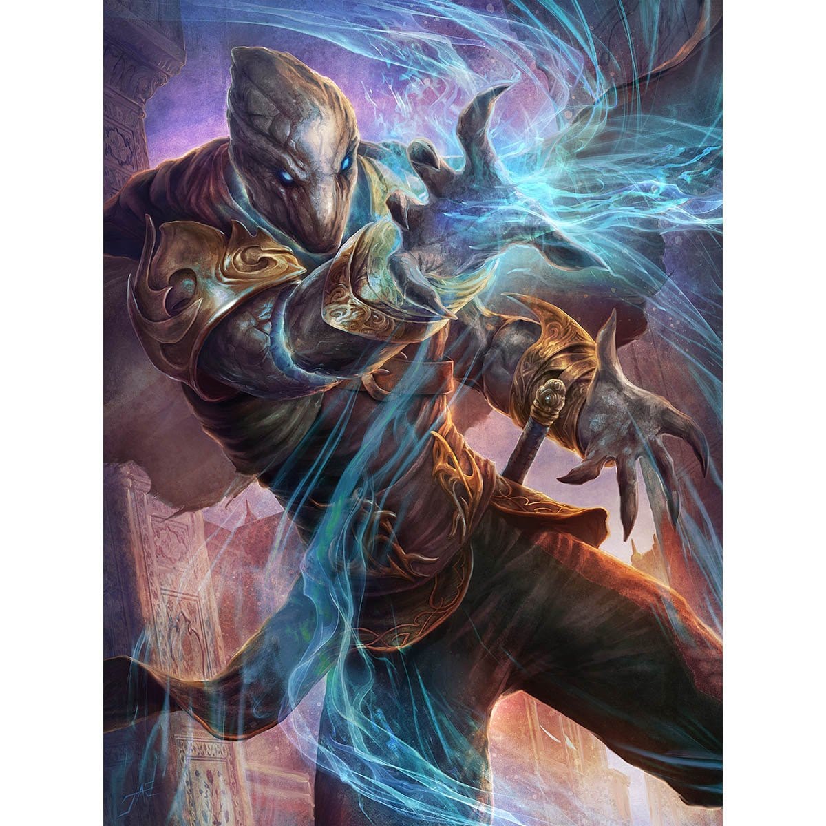 Yahenni's Expertise Print - Print - Original Magic Art - Accessories for Magic the Gathering and other card games