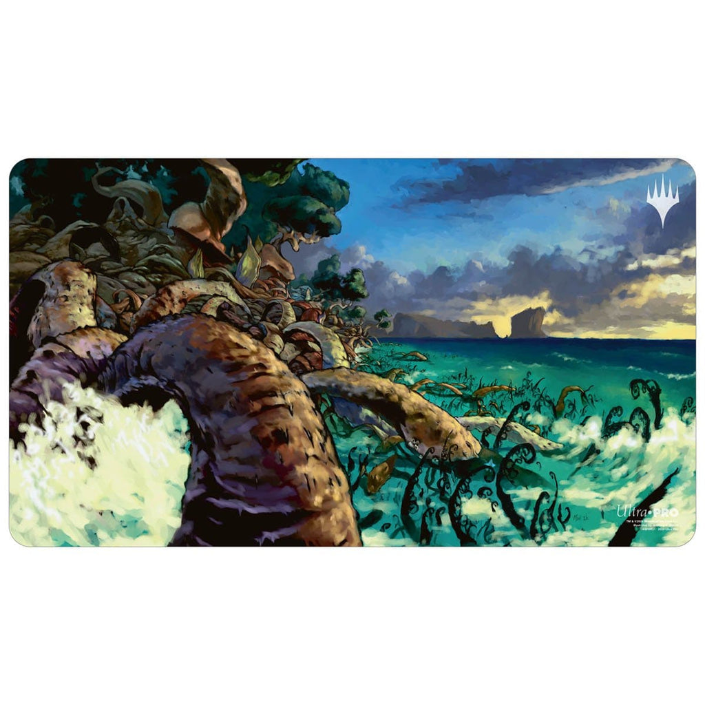 mtg プレイマット ヤヴィマヤの沿岸 Yavimaya Coast Playmat - Original Magic Art