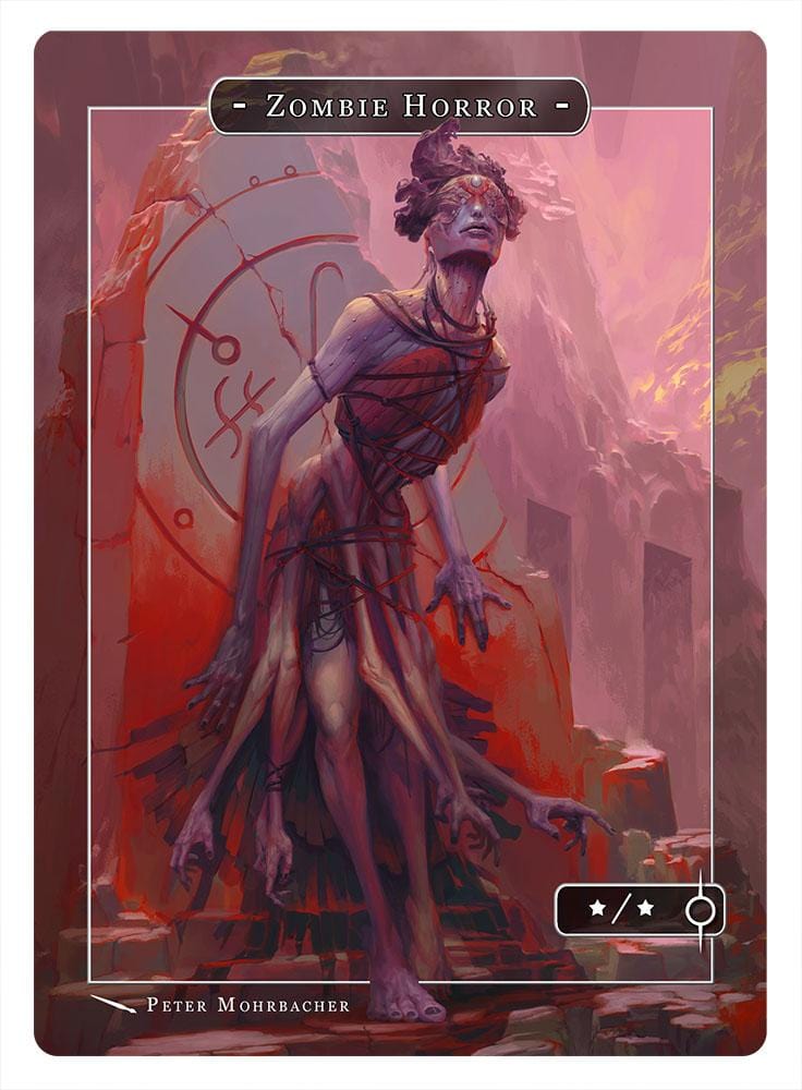 Zombie Horror Token (*/*) by Peter Mohrbacher