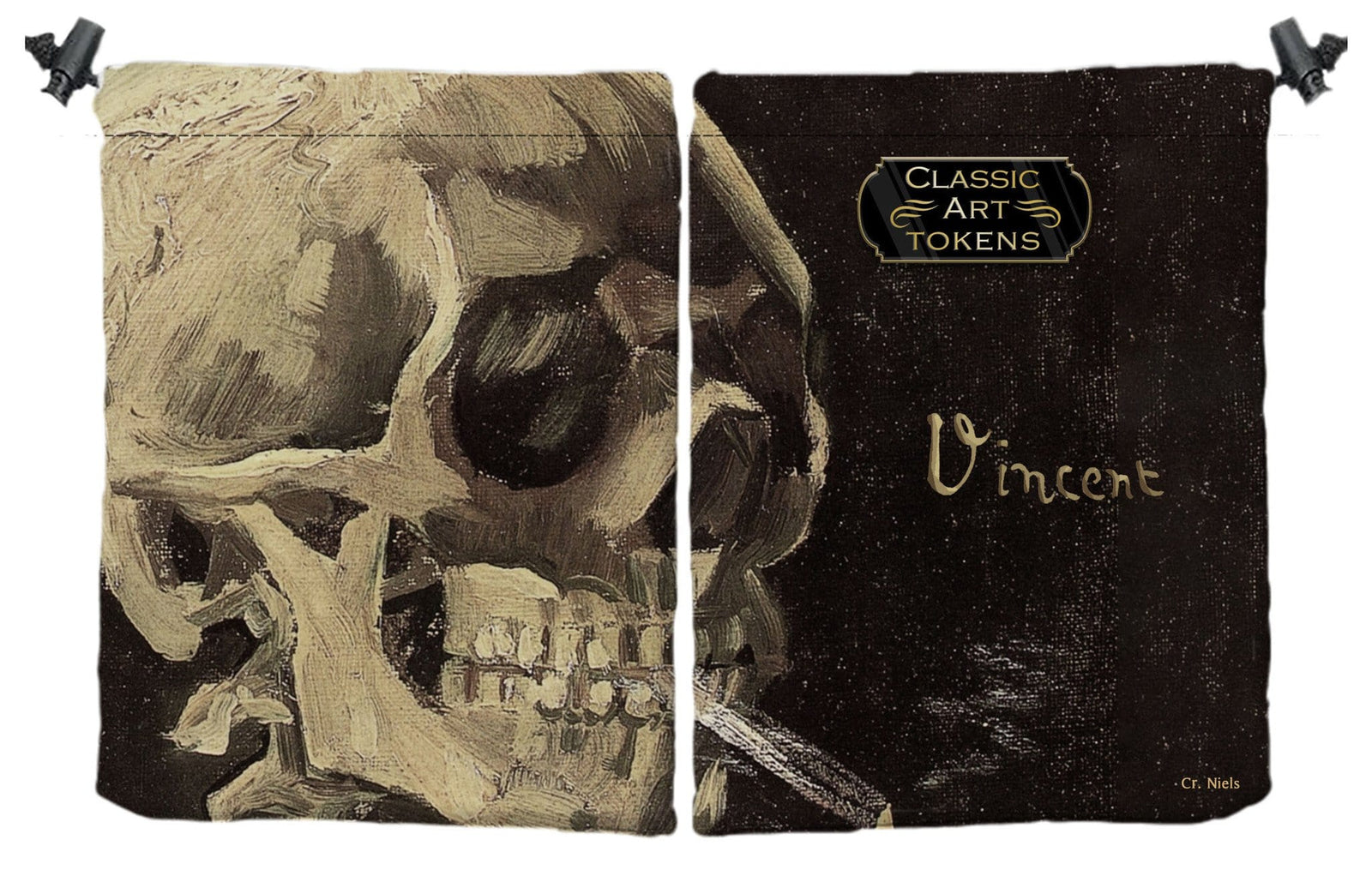 Zombie Dice Bag by Vincent van Gogh - Dice Bag - Original Magic Art - Accessories for Magic the Gathering and other card games