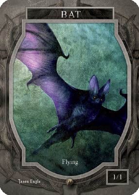 Bat Token (1/1 - Flying) by Jason A. Engle
