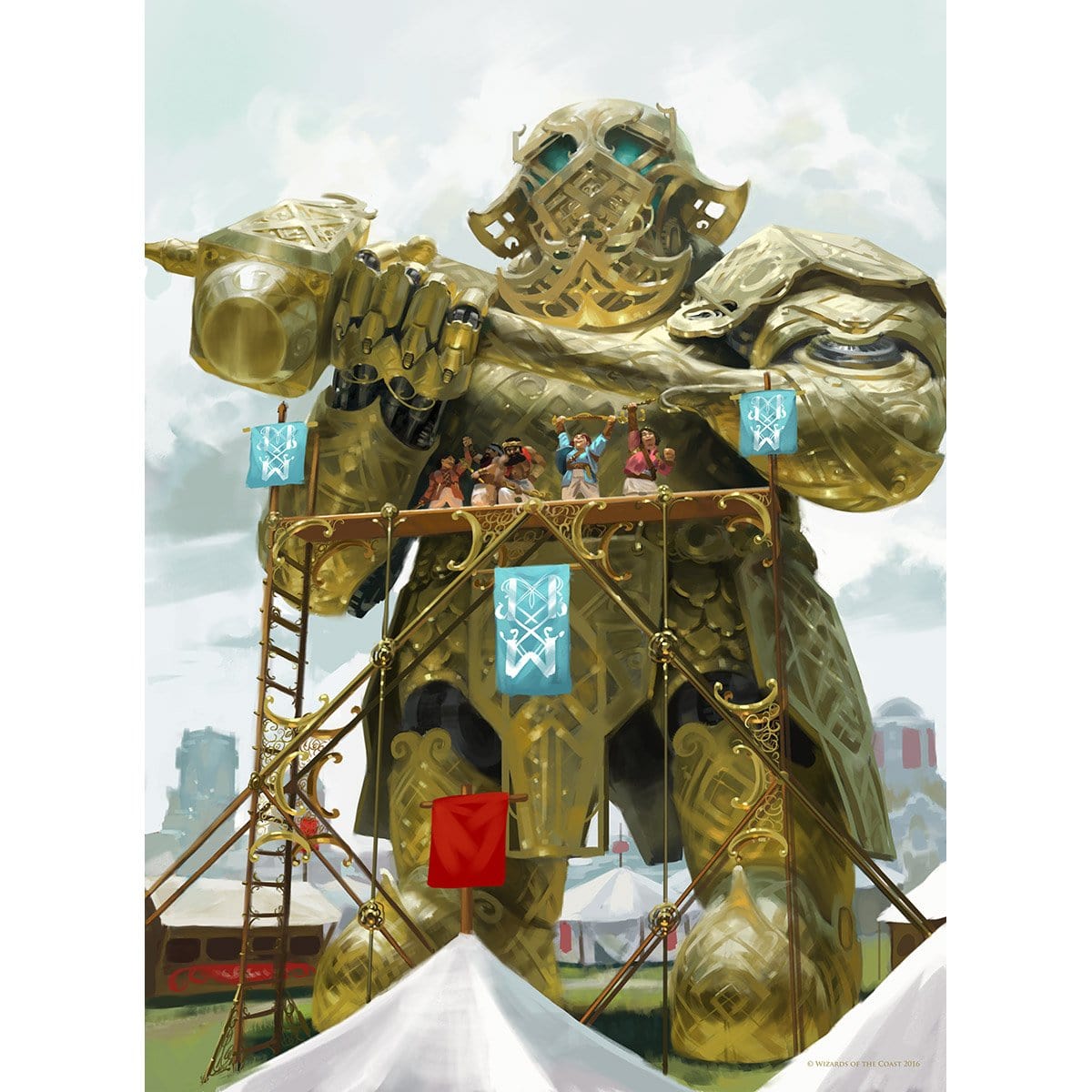 Cataclysmic Gearhulk Print - Original Magic Art Cataclysmic Gearhulk Print - Original Magic Art