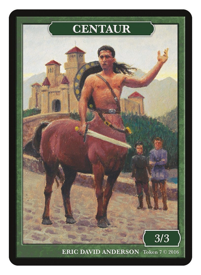 Centaur Token (3/3) by Eric David Anderson - Token - Original Magic Art - Accessories for Magic the Gathering and other card games