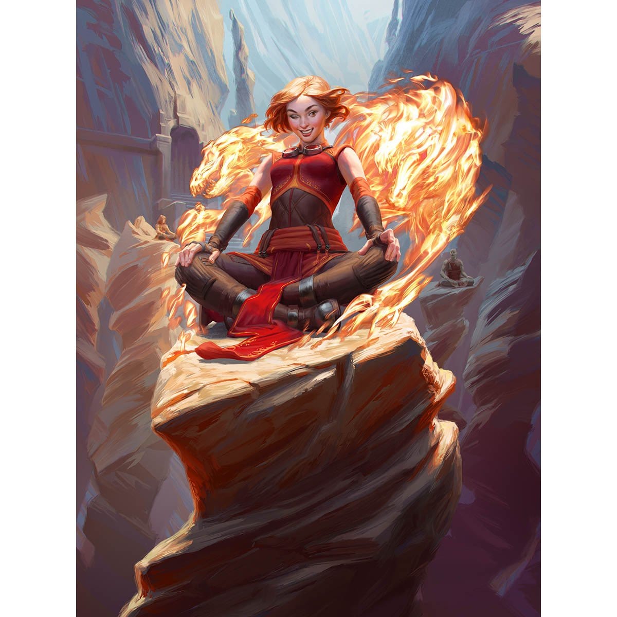 Chandra, Acolyte of Flame Print - Original Magic Art Chandra, Acolyte of Flame Print - Original Magic Art
