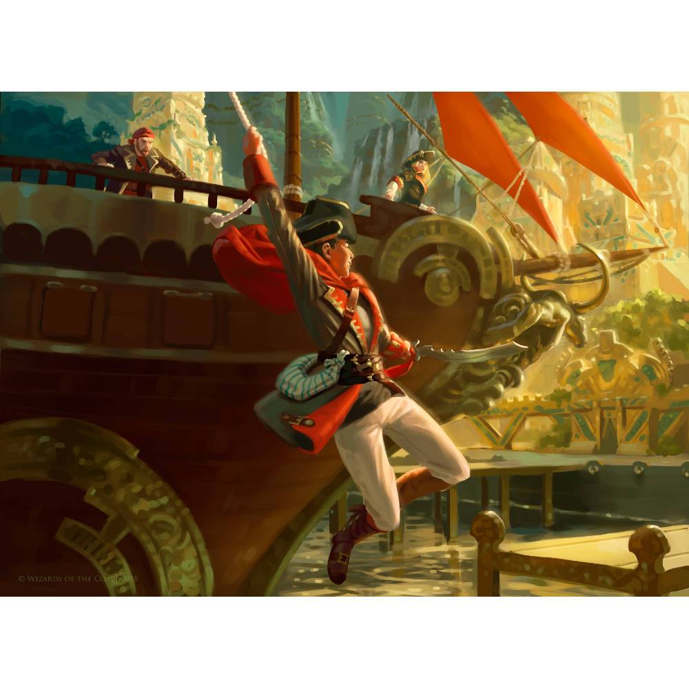 Daring Buccaneer Print - Print - Original Magic Art - Accessories for Magic the Gathering and other card games