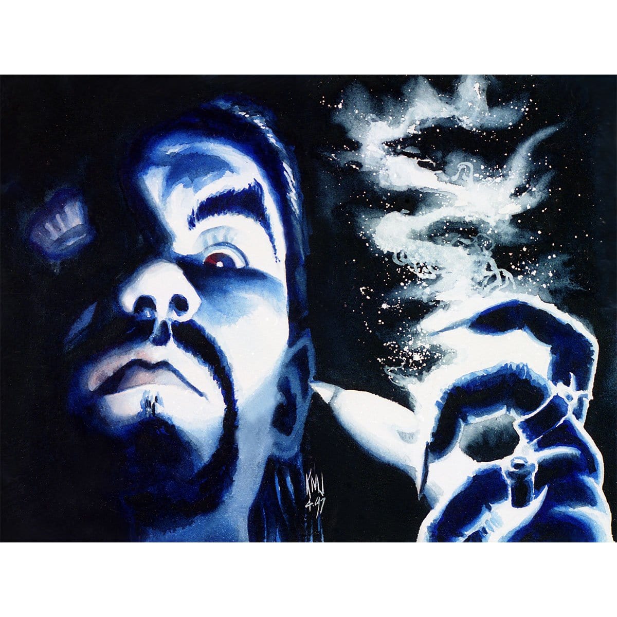 Dark Ritual Print Original Magic Art