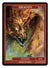 Dragon Token (5/5) by Drew Tucker - Token - Original Magic Art - Accessories for Magic the Gathering and other card games