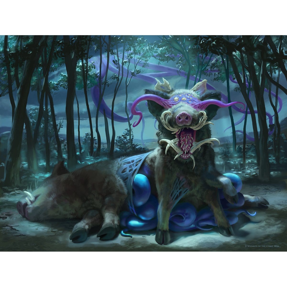 Eldritch Moon Tagged "Jason Rainville" - Original Magic Art Eldritch Moon Tagged "Jason Rainville" - Original Magic Art