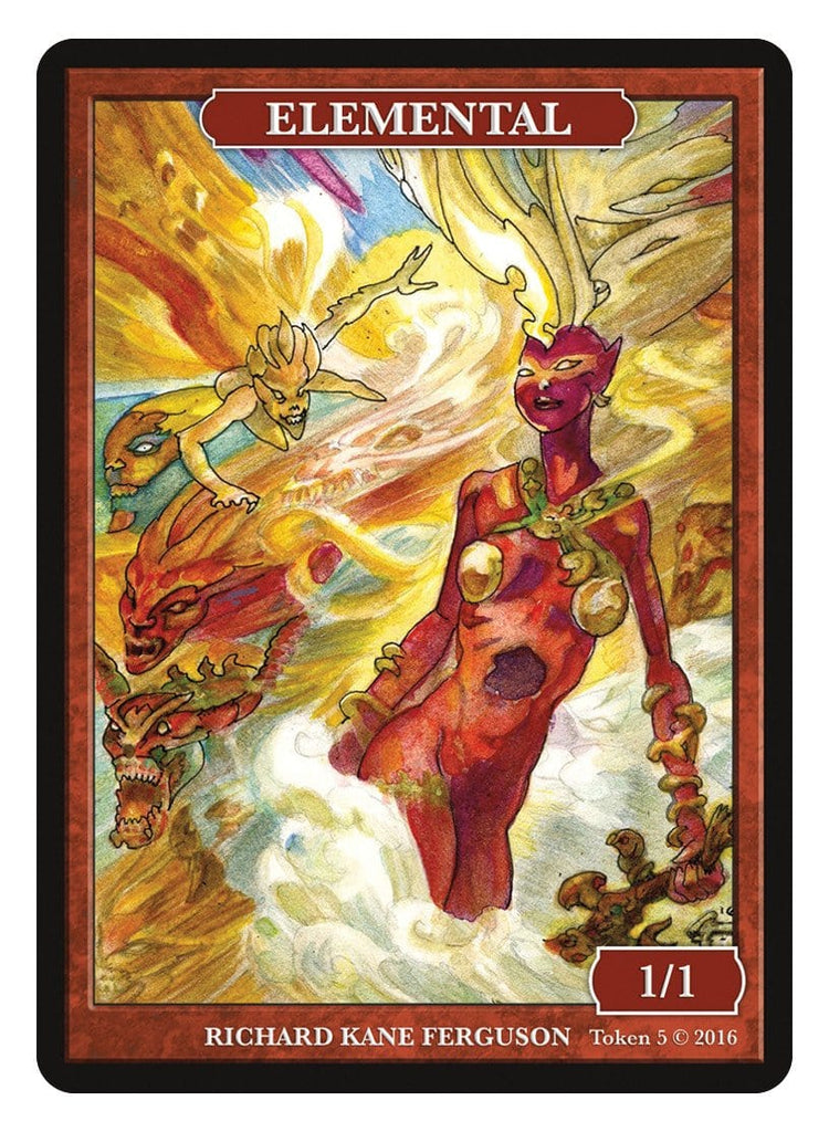 Elemental Token (1/1) by Richard Kane Ferguson