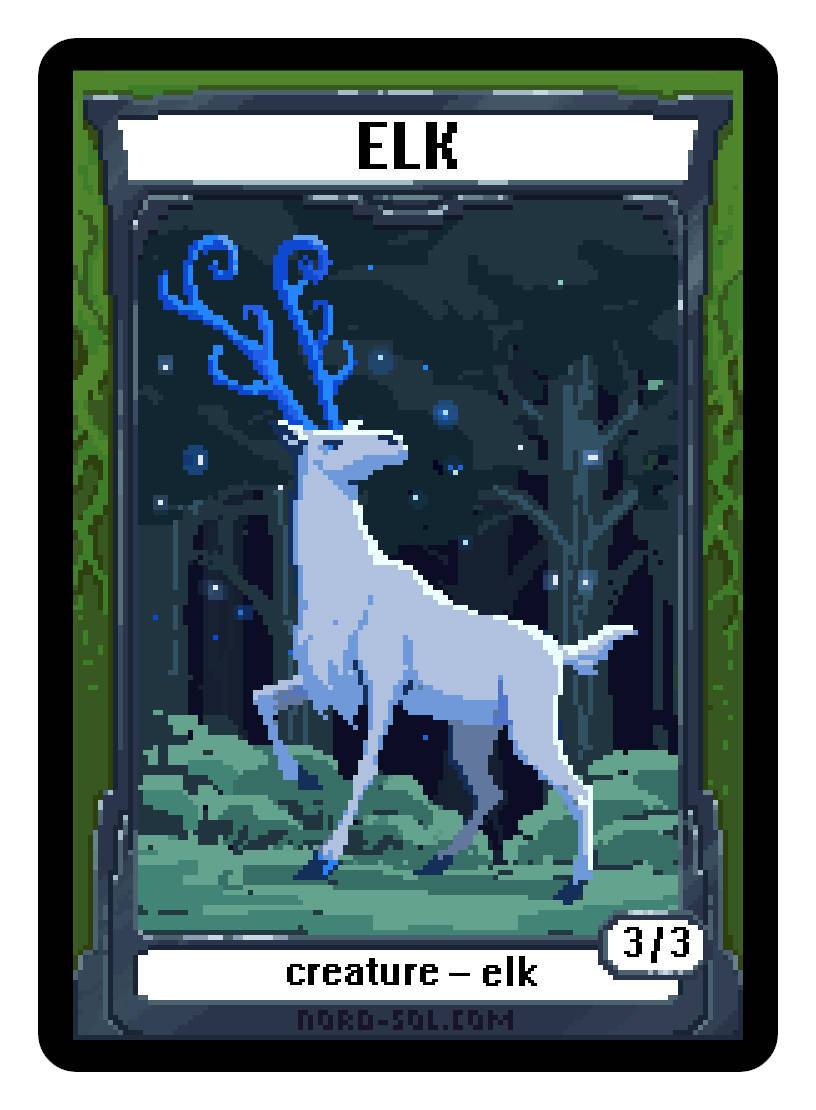 Elk Token (3/3) by Irina Nordsol