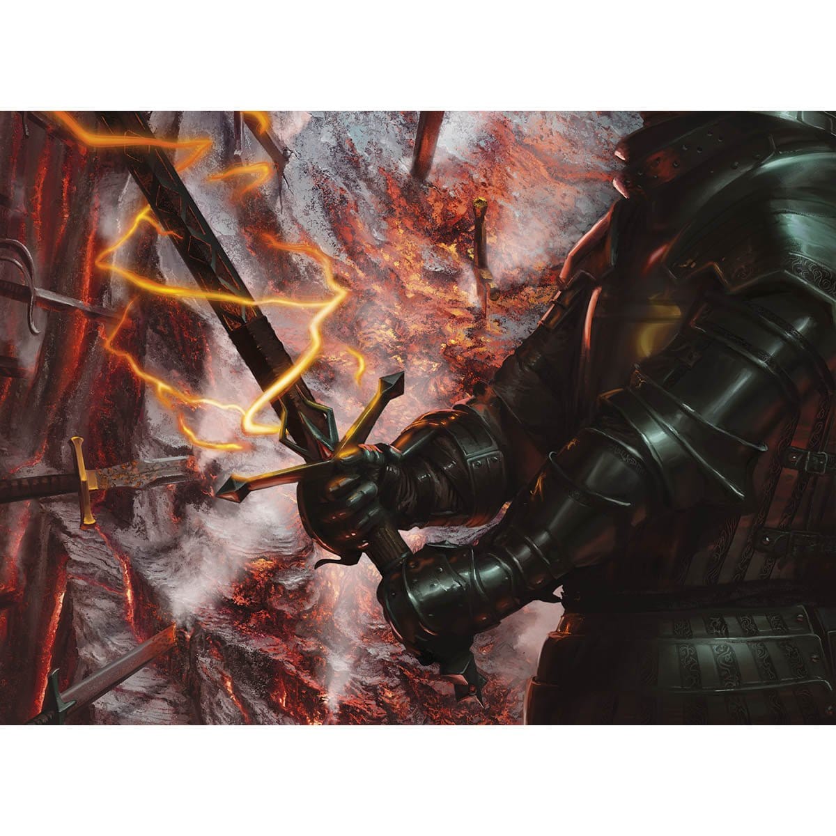 Embercleave Print - Print - Original Magic Art - Accessories for Magic the Gathering and other card games