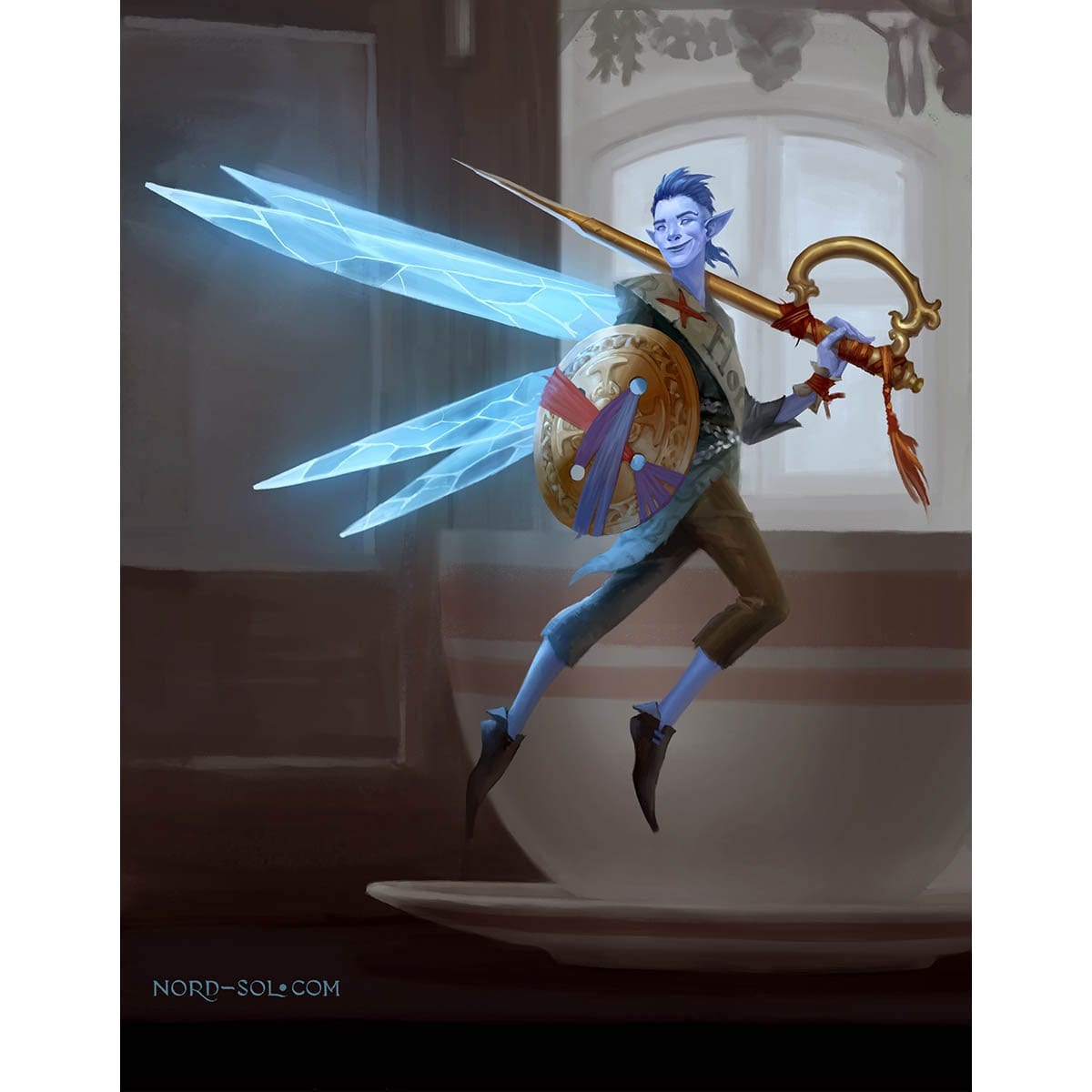 Faerie Token Print - Original Magic Art Faerie Token Print - Original Magic Art