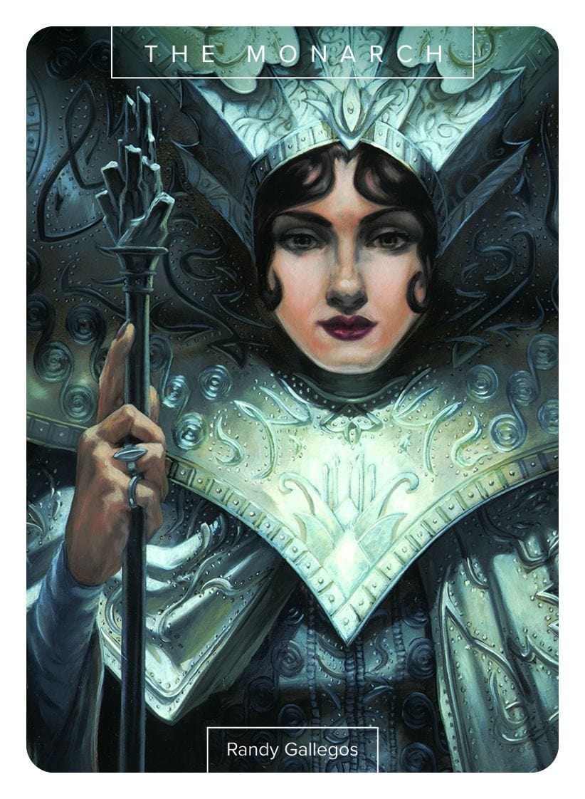 The Monarch Token by Randy Gallegos - Token - Original Magic Art - Accessories for Magic the Gathering and other card games