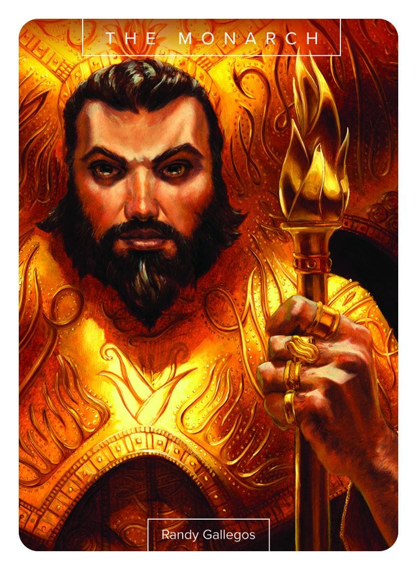 The Monarch Token by Randy Gallegos - Token - Original Magic Art - Accessories for Magic the Gathering and other card games