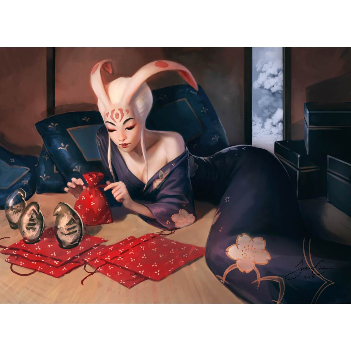 Gifts Given Print - Print - Original Magic Art - Accessories for Magic the Gathering and other card games