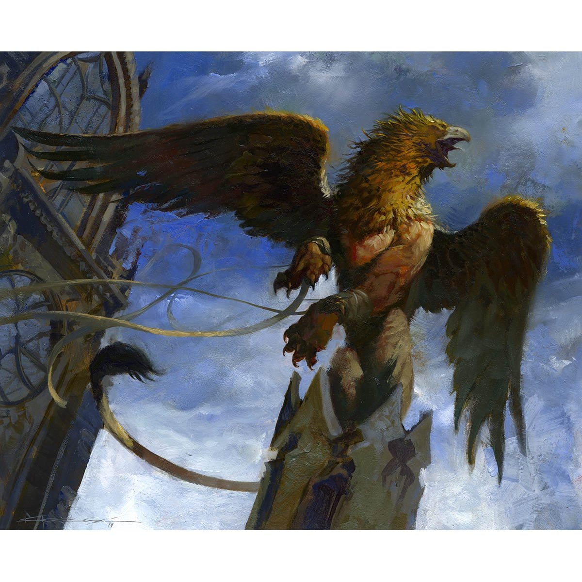 mtg griffin cards Griffin Protector Print