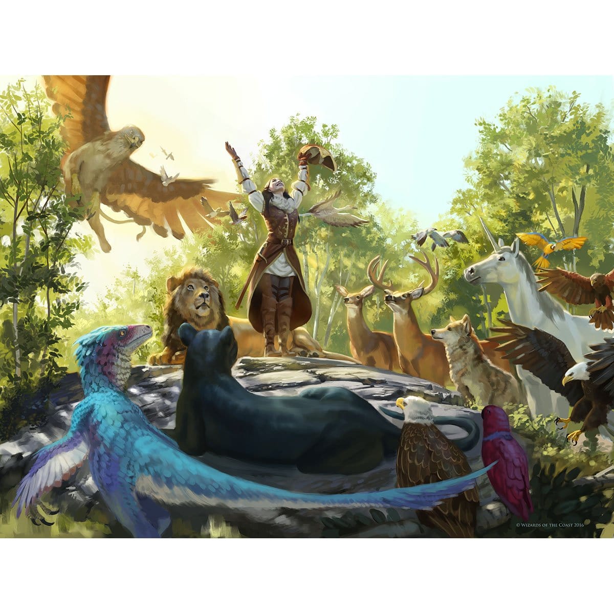 Hymn of the Wilds Print - Print - Original Magic Art - Accessories for Magic the Gathering and other card games